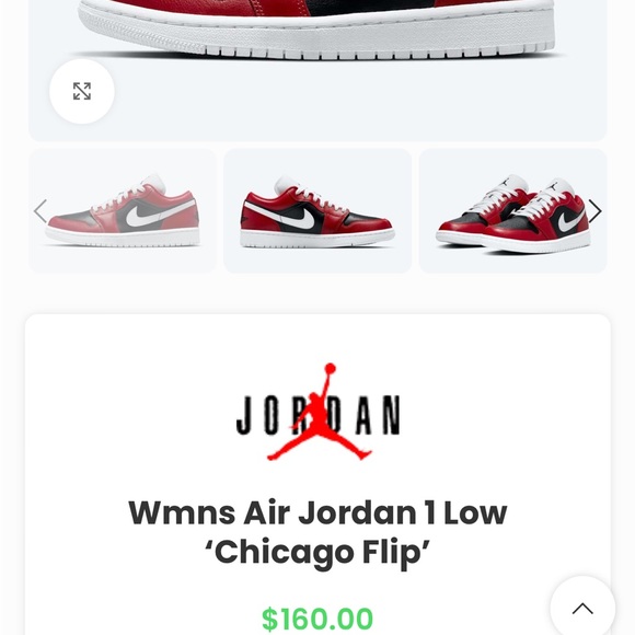 Women’s air Jordan 1 low Chicago flip - Picture 2 of 2